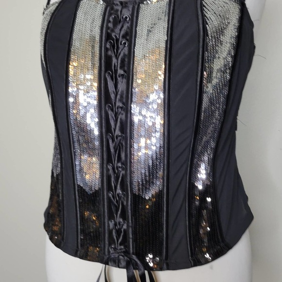 Cacique Lane Bryant Sequin Bustier Size 18/20 NWT - Picture 4 of 11